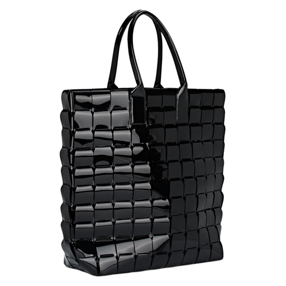 NWoT Bottega Veneta huge glossy leather tote in Bottega Dustbag - Picture 5 of 12